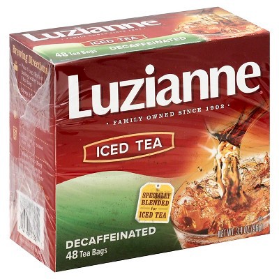 slide 1 of 5, Luzianne Decaffeinated Iced Tea, 48 ct