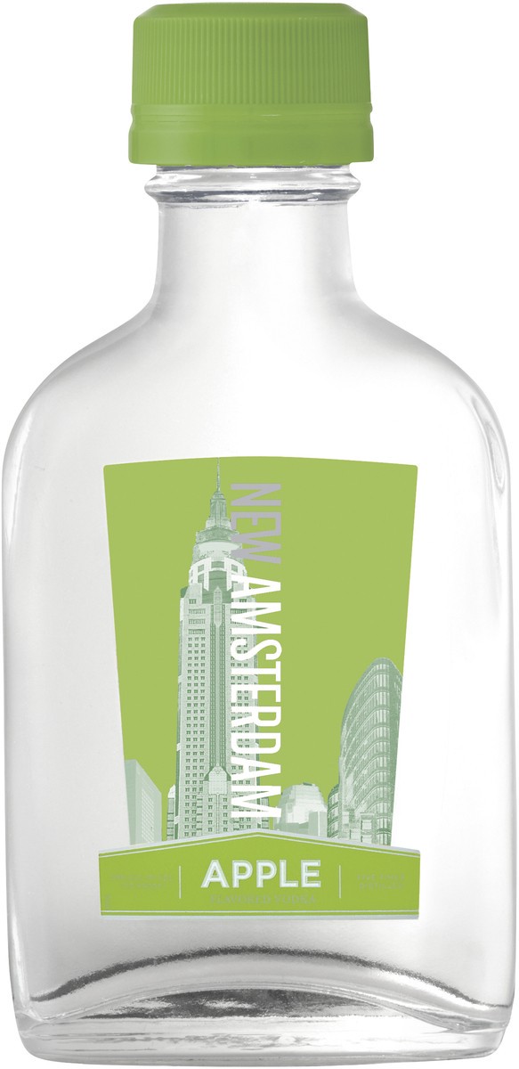 slide 2 of 2, New Amsterdam Apple Flavored Vodka 100ml   , 100 ml