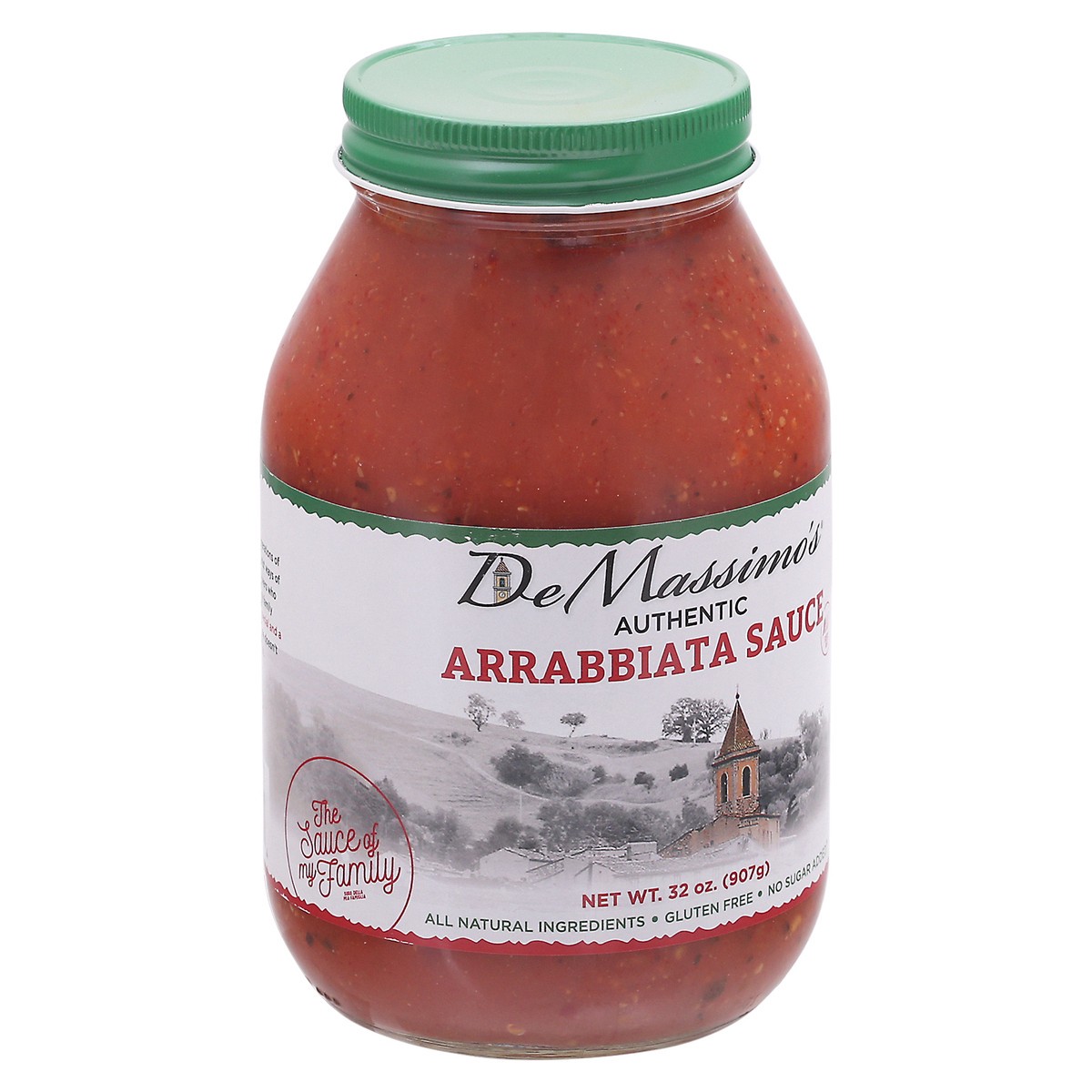 slide 2 of 9, De Massimo's Subtle Heat Arrabbiata Sauce 32 oz, 32 oz