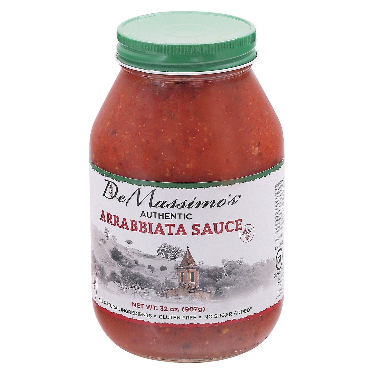 slide 3 of 9, De Massimo's Subtle Heat Arrabbiata Sauce 32 oz, 32 oz