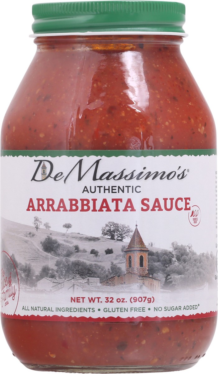 slide 6 of 9, De Massimo's Subtle Heat Arrabbiata Sauce 32 oz, 32 oz