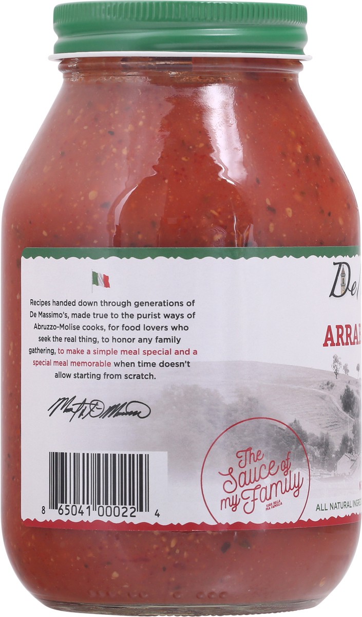 slide 7 of 9, De Massimo's Subtle Heat Arrabbiata Sauce 32 oz, 32 oz