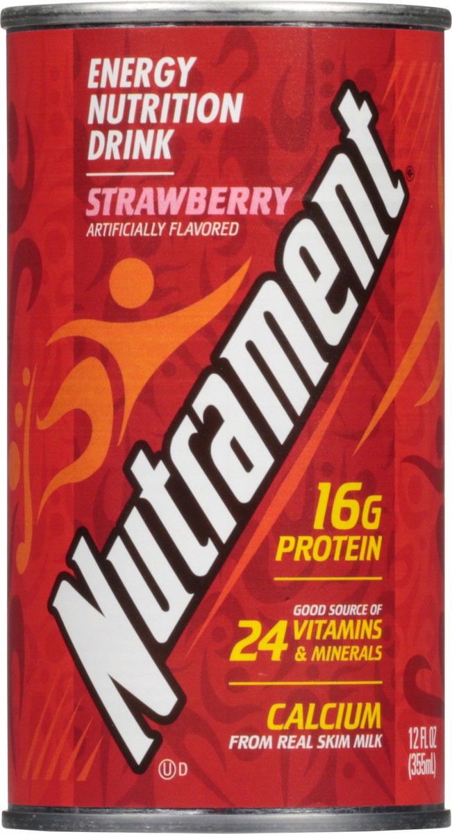 slide 4 of 13, Nutrament Strawberry Energy Nutrition Drink - 12 fl oz, 12 fl oz