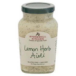 Stonewall Kitchen Aioli Lemon Herb - 10.25 Oz