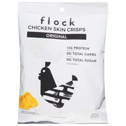 Flock Original Chicken Skin Crisps