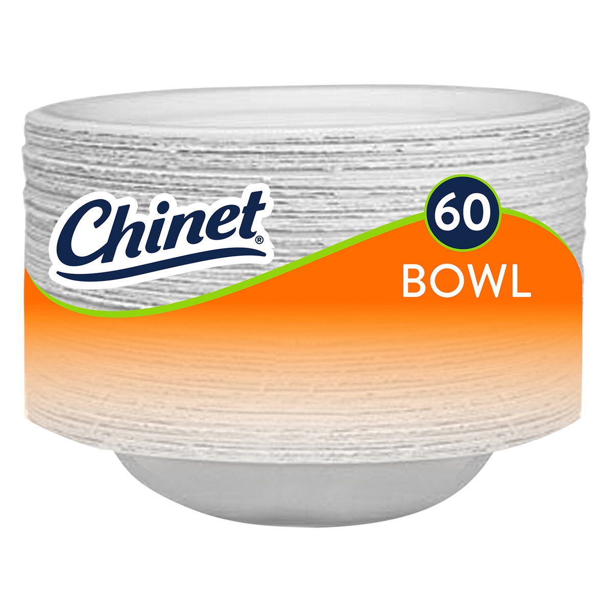 slide 1 of 1, Chinet Classic 16 Ounce Bowls 60 ea, 