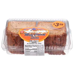 American Classic 6 Pack Mini Slices Carrot Cake 6 ea