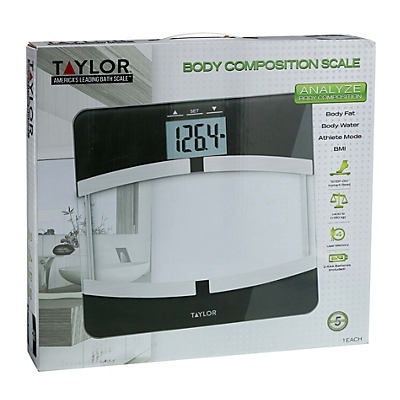 slide 1 of 1, Taylor Everyday Glass Bath Scale, 1 ct