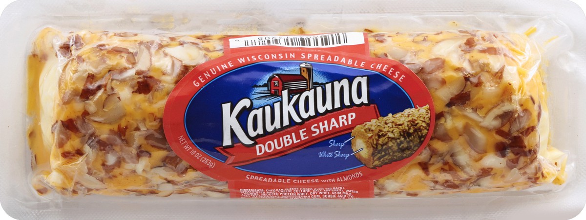 slide 5 of 6, Kaukauna Spreadable Cheese Log, 10 oz