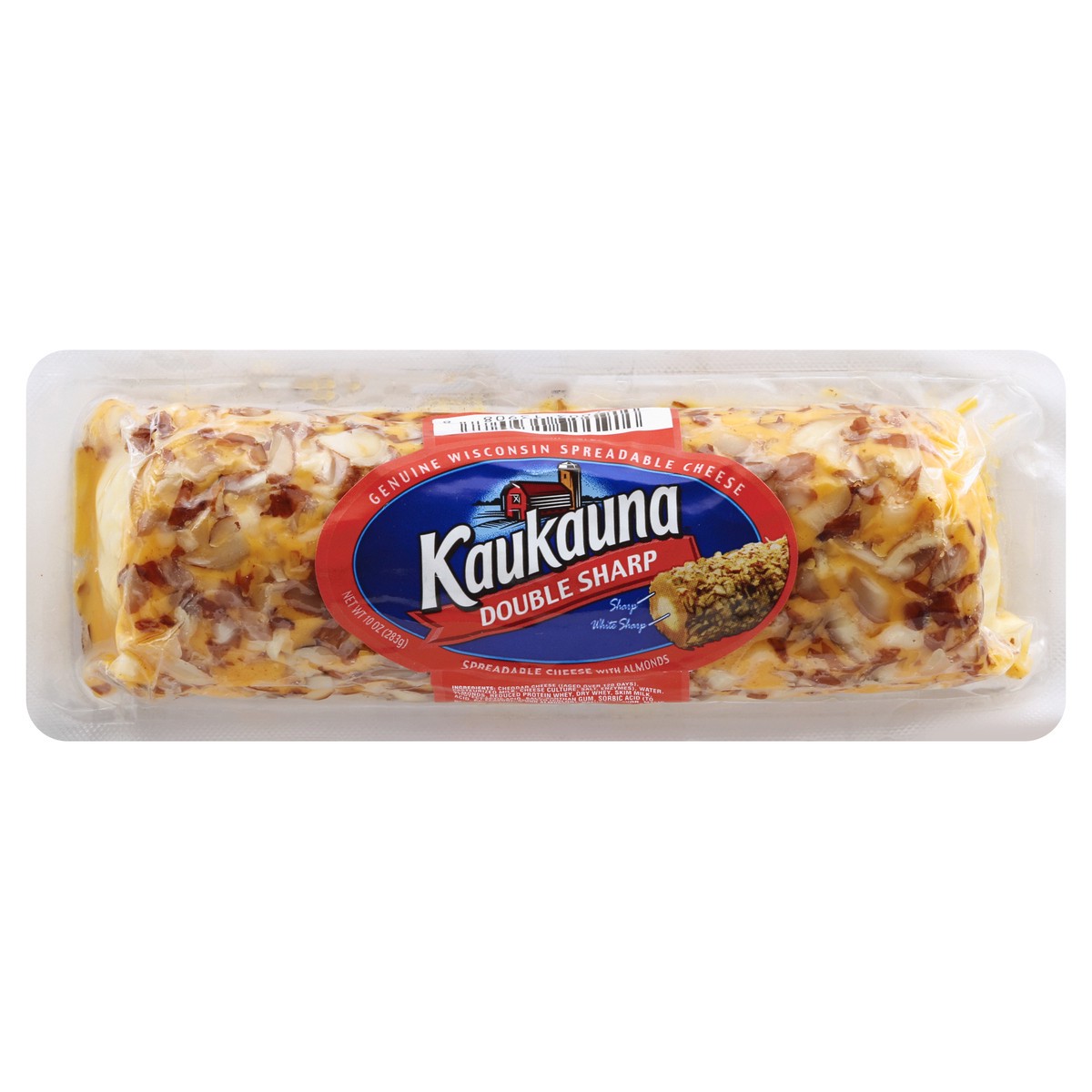 slide 6 of 6, Kaukauna Spreadable Cheese Log, 10 oz