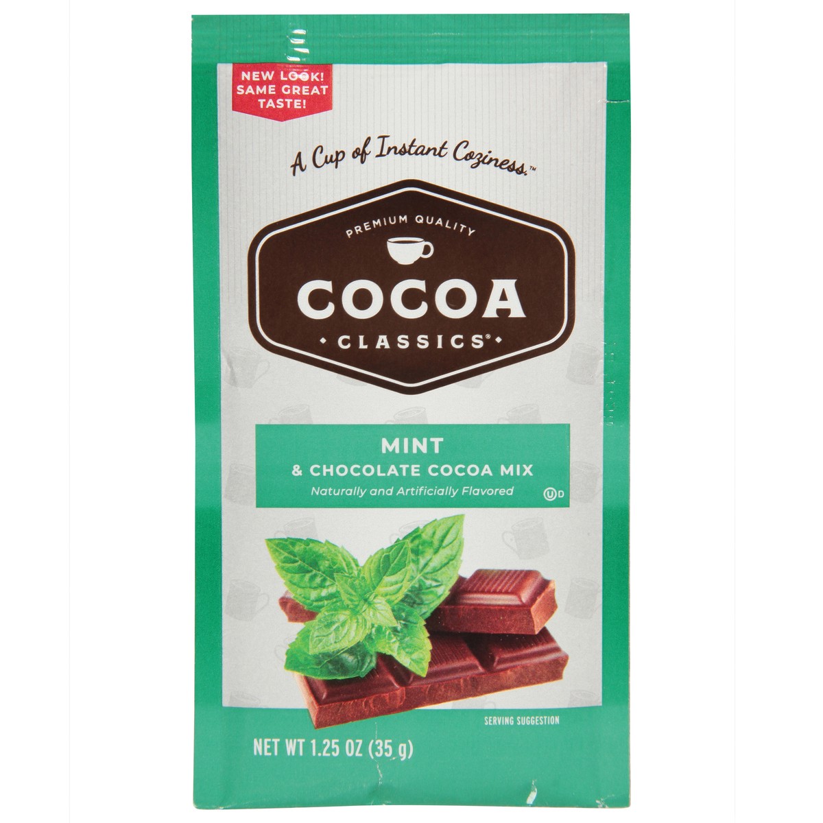 slide 12 of 13, Cocoa Classics Mint & Chocolate Cocoa Mix - Naturally and Artificially Flavored, 1.25 oz