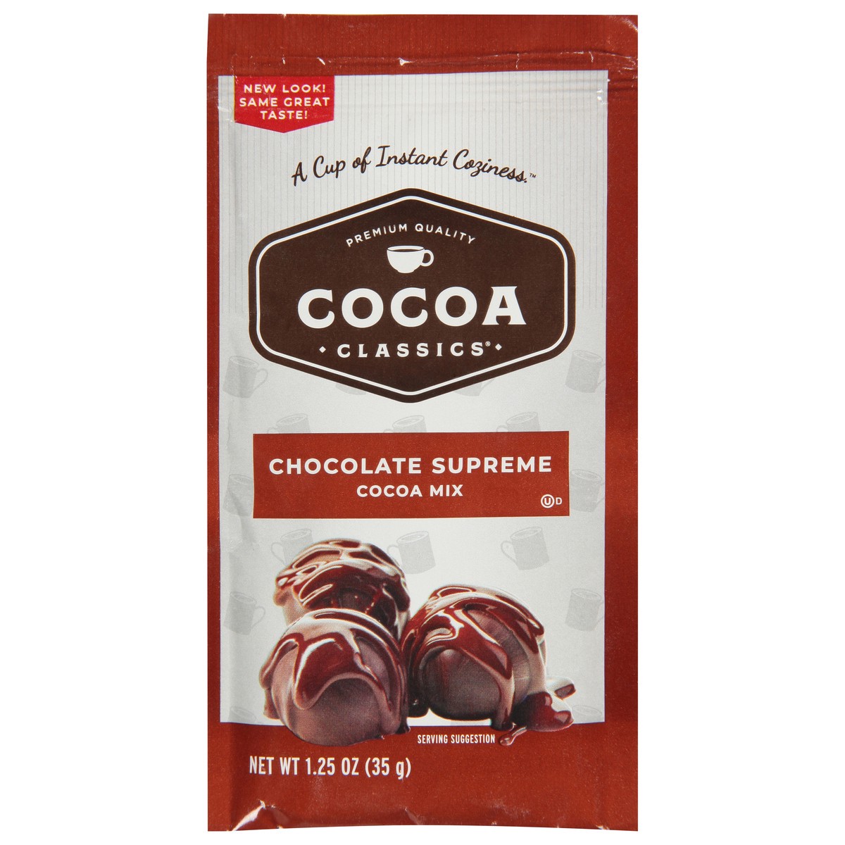 slide 10 of 13, Cocoa Classics Chocolate Supreme Cocoa Mix Packet, 1.25 oz