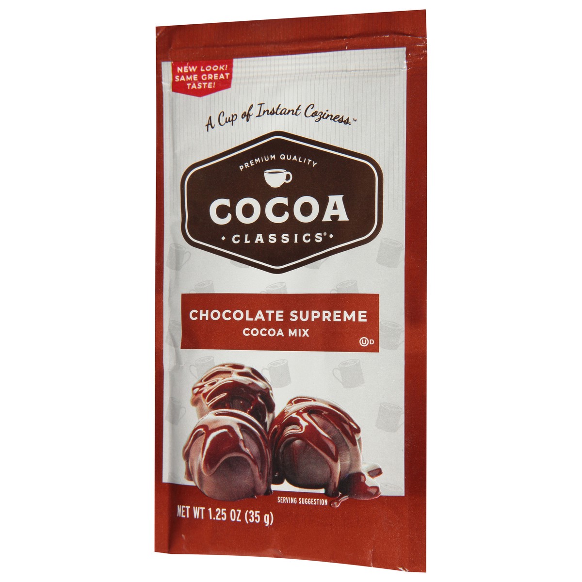 slide 3 of 13, Cocoa Classics Chocolate Supreme Cocoa Mix Packet, 1.25 oz