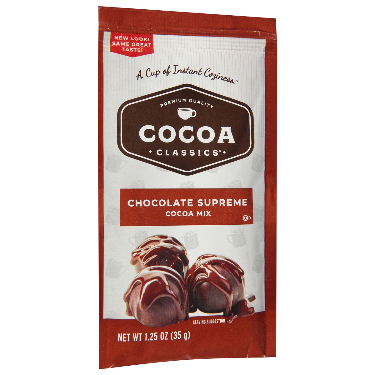 slide 2 of 13, Cocoa Classics Chocolate Supreme Cocoa Mix Packet, 1.25 oz
