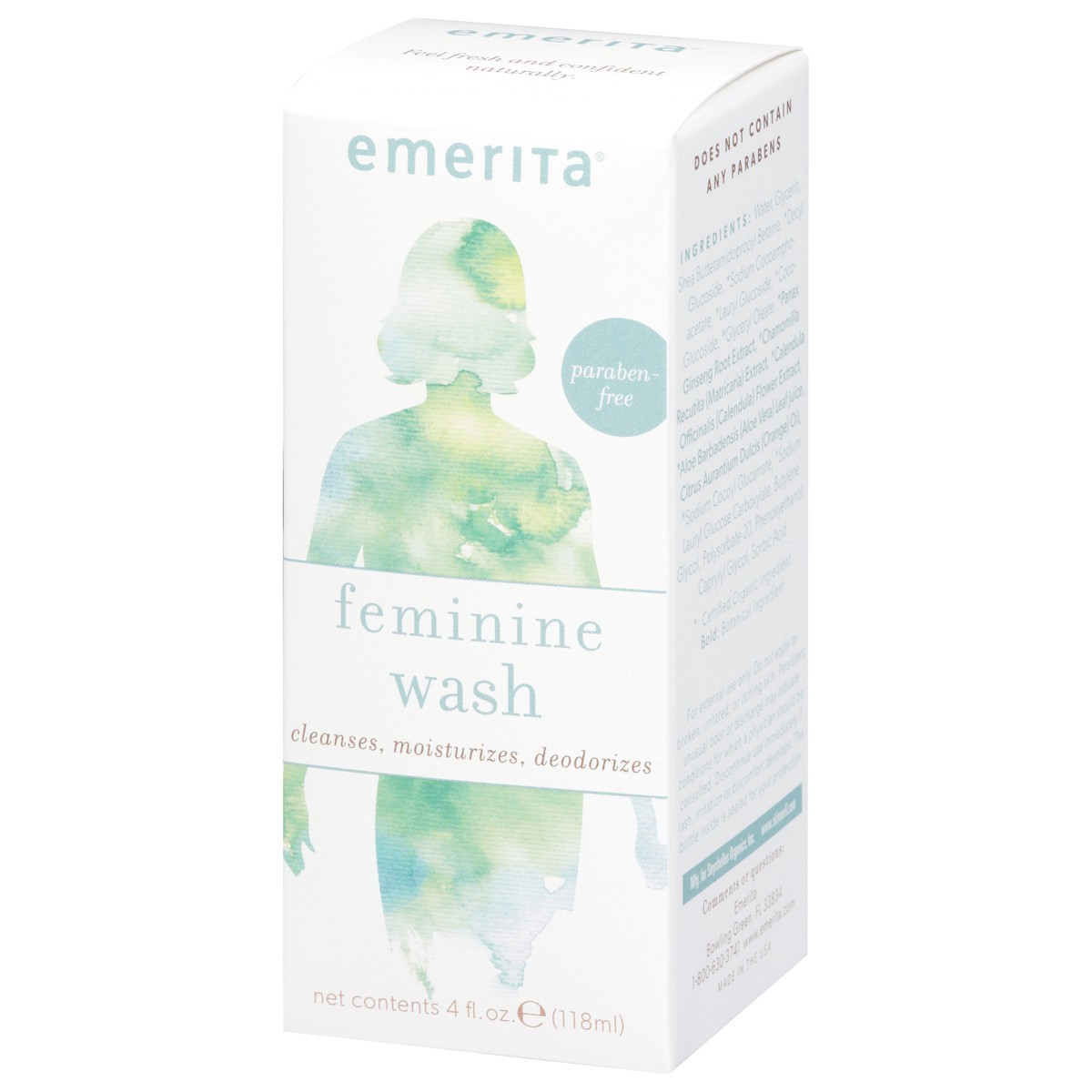 slide 4 of 4, Emerita Feminine Wash 4 fl oz, 4 oz