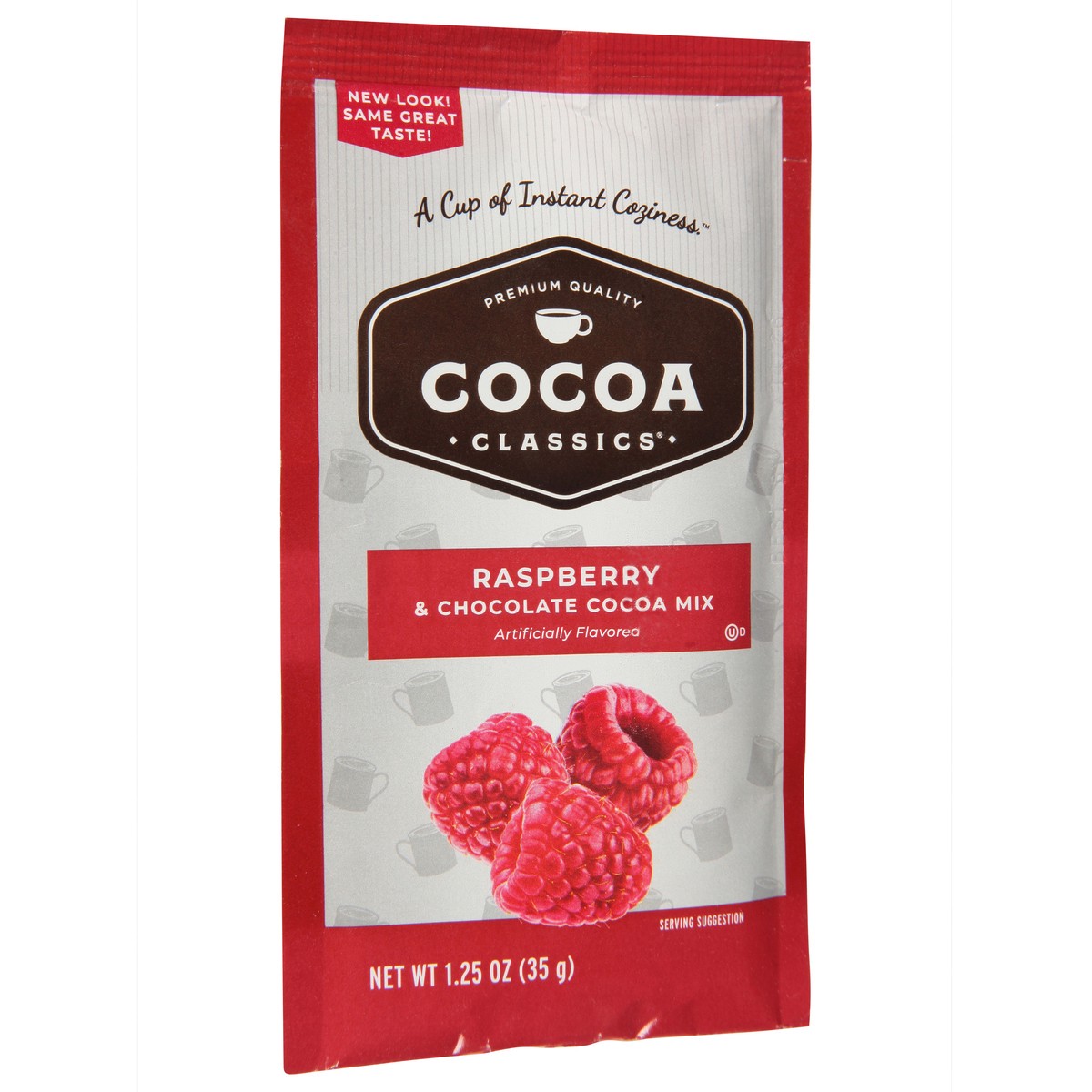 slide 7 of 13, Cocoa Classics Raspberry & Chocolate Cocoa Mix - Artificially Flavored, 1.25 oz