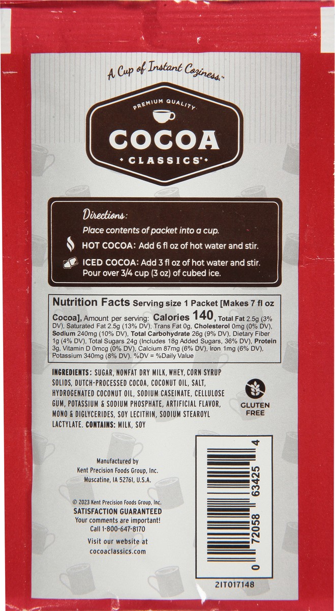 slide 2 of 13, Cocoa Classics Raspberry & Chocolate Cocoa Mix - Artificially Flavored, 1.25 oz