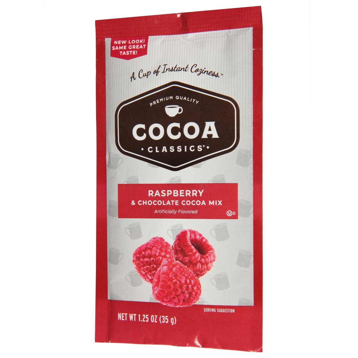 slide 5 of 13, Cocoa Classics Raspberry & Chocolate Cocoa Mix - Artificially Flavored, 1.25 oz