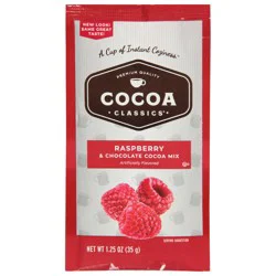 Cocoa Classics Raspberry & Chocolate Cocoa Mix - Artificially Flavored