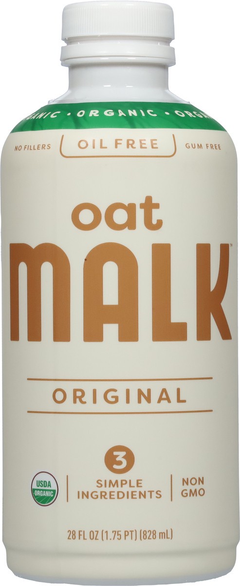 slide 10 of 11, Malk Organic Oil Free Original Oat Milk 28 fl oz, 28 fl oz