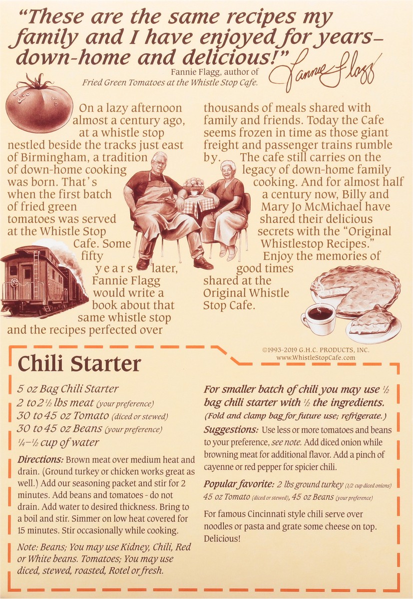 slide 10 of 12, Whistle Stop Original Chili Starter - 5 oz, 5 oz