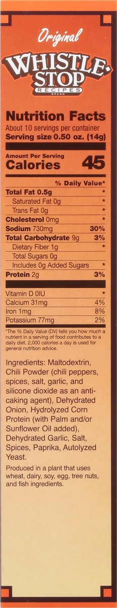 slide 8 of 12, Whistle Stop Original Chili Starter - 5 oz, 5 oz