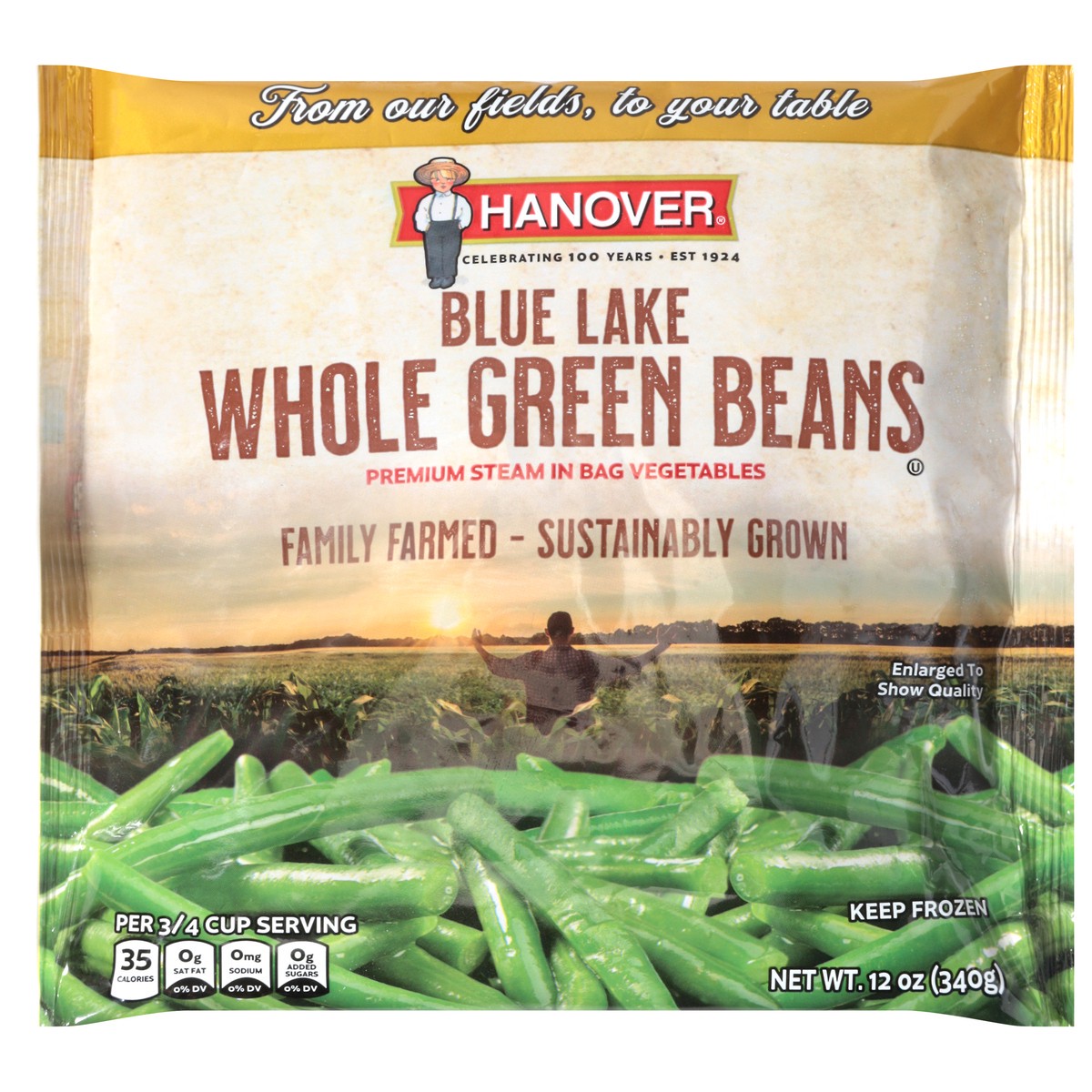 slide 10 of 13, Hanover Premium Whole Green Beans, 14 oz