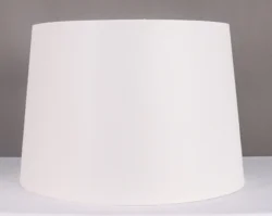 Room & Retreat White Linen Hardback Shade, 14" X 16" X 11"