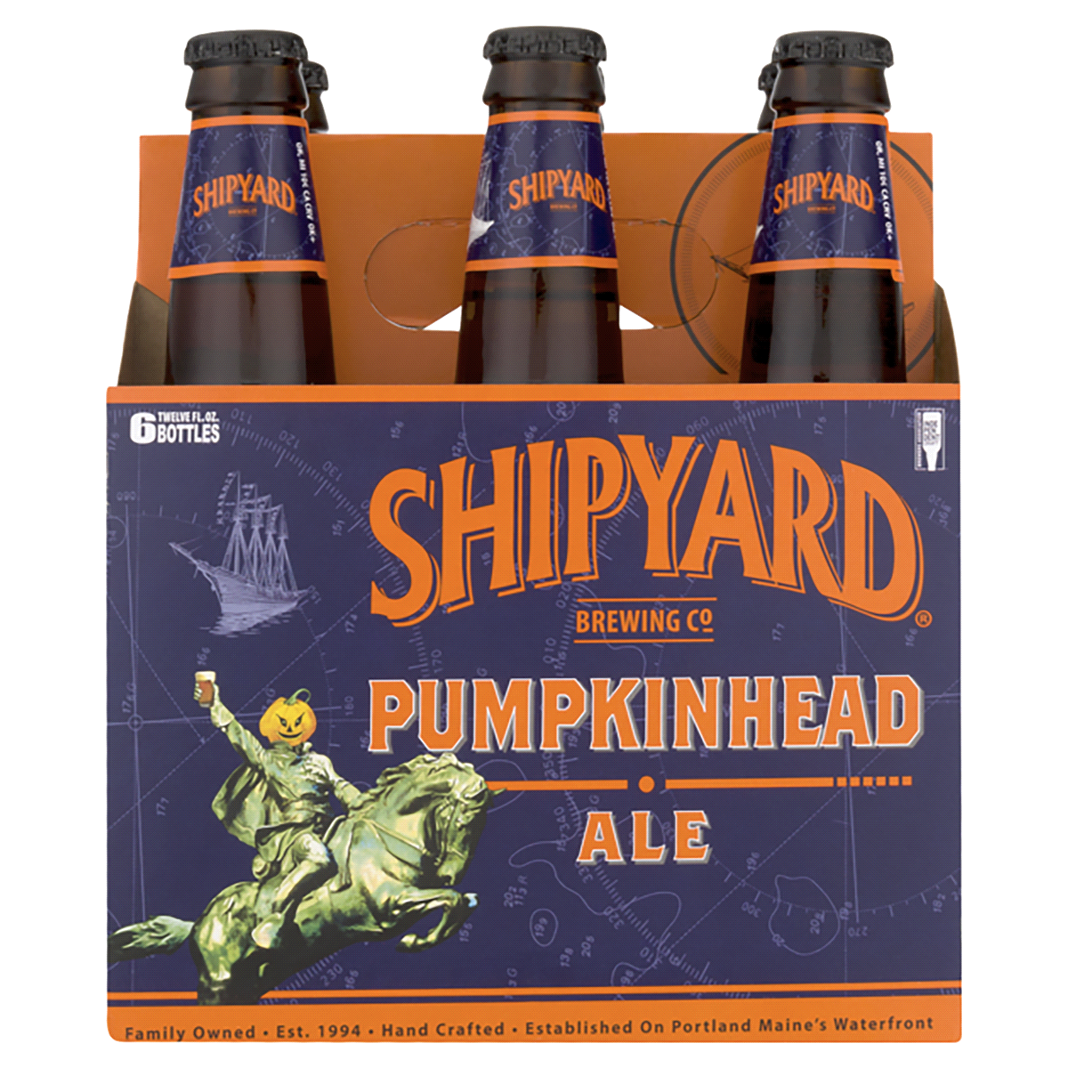 slide 1 of 1, Shipyard Brewing Company Shipyard Pumpkinhead, 6 ct; 12 oz