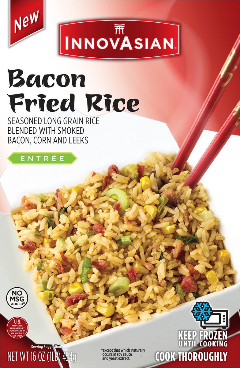slide 3 of 14, InnovAsian Bacon Fried Rice (Frozen), 16 oz