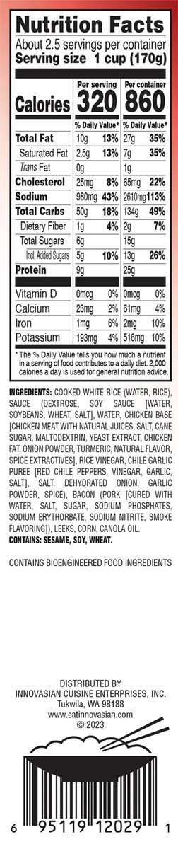 slide 12 of 14, InnovAsian Bacon Fried Rice (Frozen), 16 oz