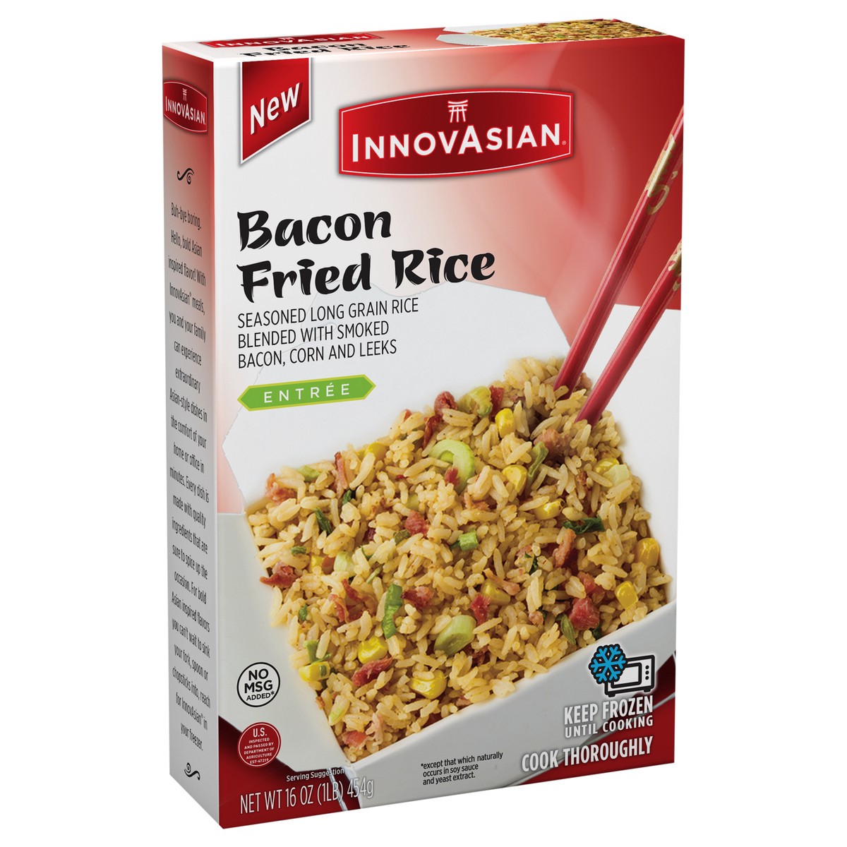 slide 14 of 14, InnovAsian Bacon Fried Rice (Frozen), 16 oz