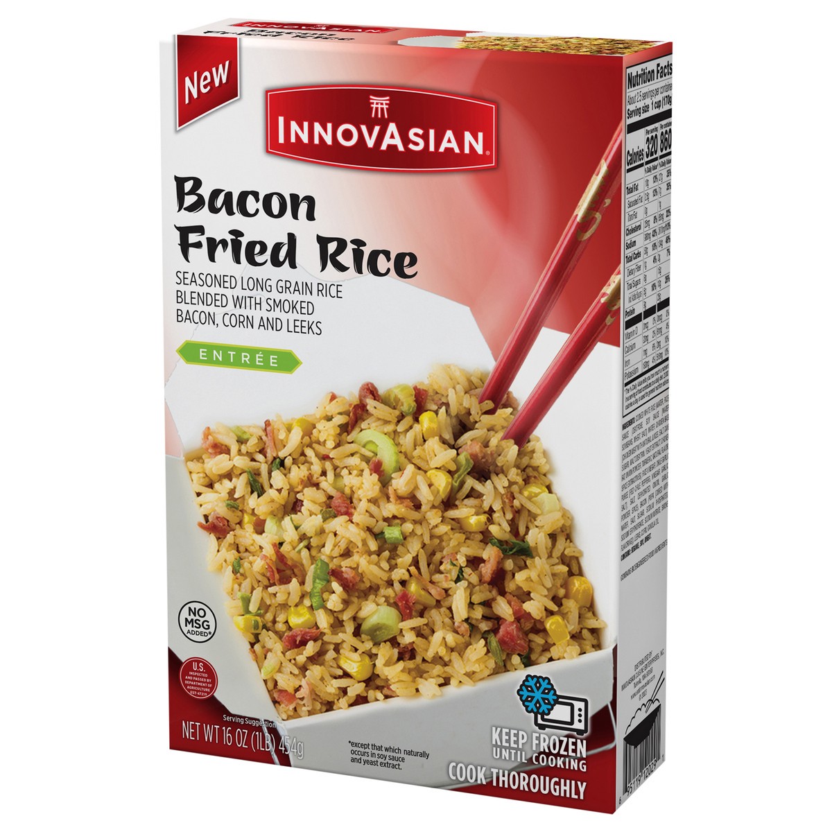slide 8 of 14, InnovAsian Bacon Fried Rice (Frozen), 16 oz