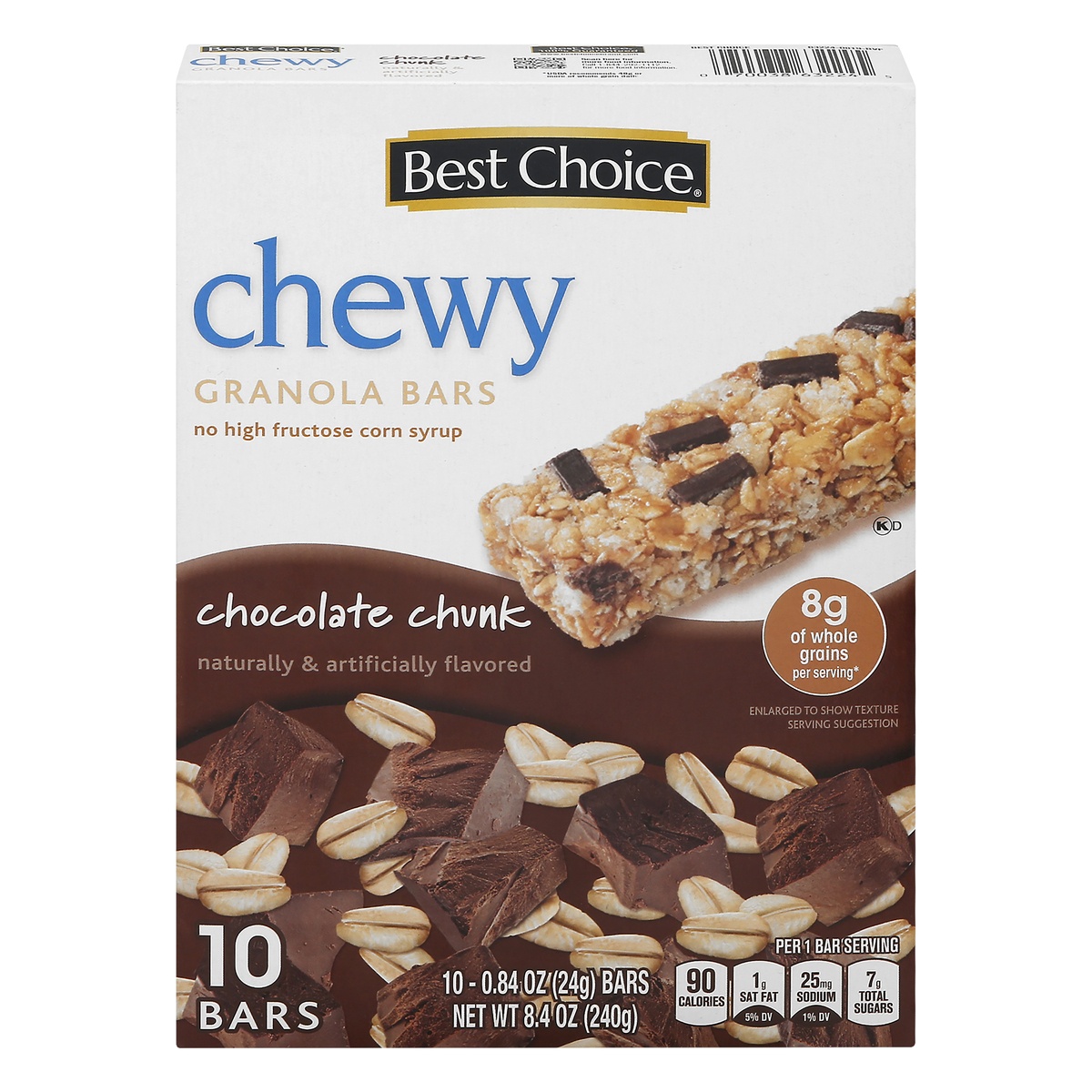 slide 1 of 1, Best Choice Chewy Chocolate Chunk, 10 ct