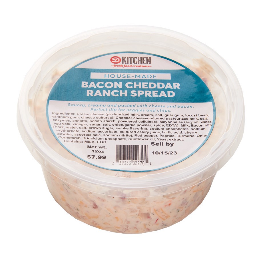 slide 1 of 1, Bacon Cheddar Ranch Dip, 12 oz