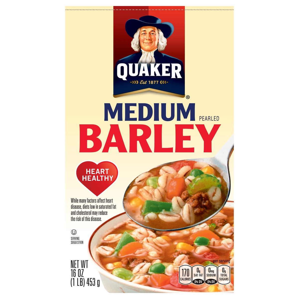 slide 1 of 7, Quaker Barley, 16 oz