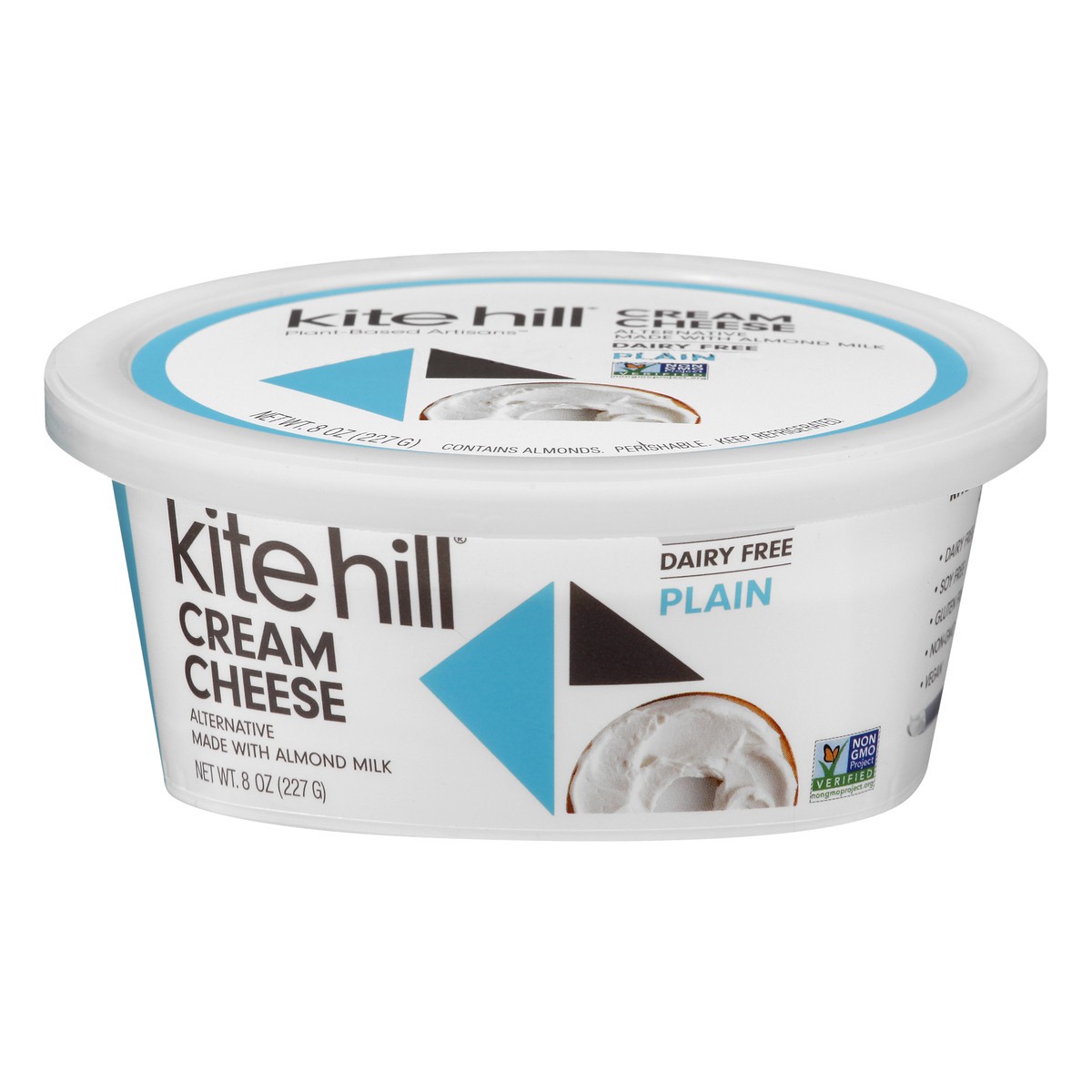 slide 1 of 12, Kite Hill Plain Cream Cheese 8 oz, 8 oz