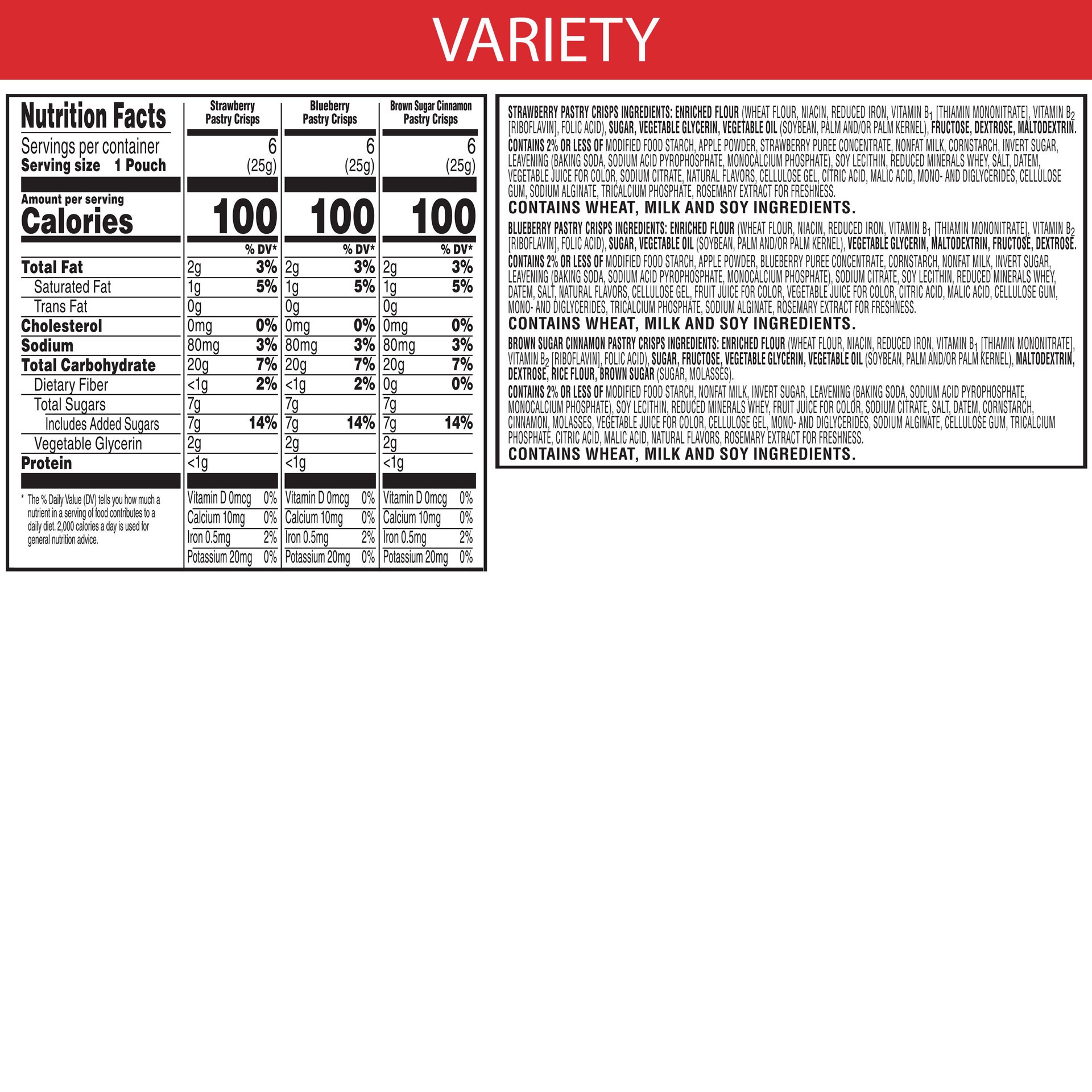 slide 4 of 5, Kellogg's Special K Variety Pack Pastry Crisps, 36 ct