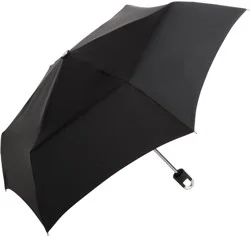 ShedRain Manual Clip Compact Umbrella - Black