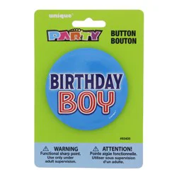 Unique Birthday Boy Button