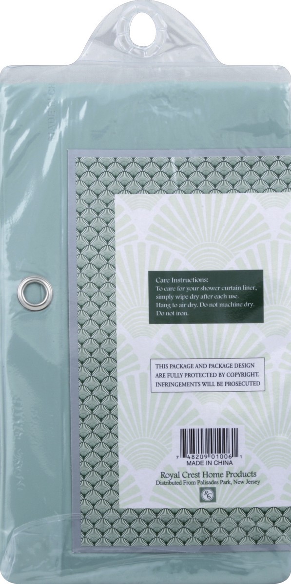 slide 2 of 3, Royal Crest Shower Curtain Liner 1 ea, 1 ct