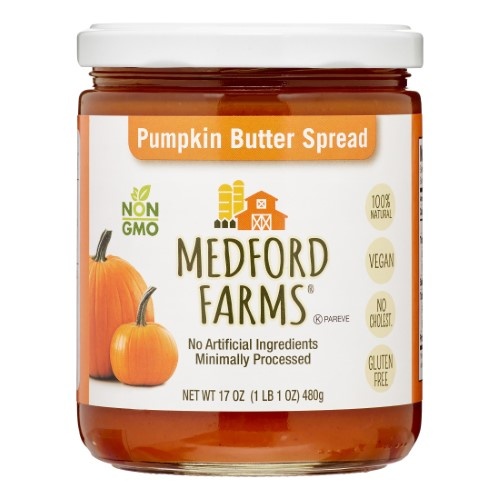 slide 1 of 1, Medford Farms Pumpkin Butter Spread, 17 oz