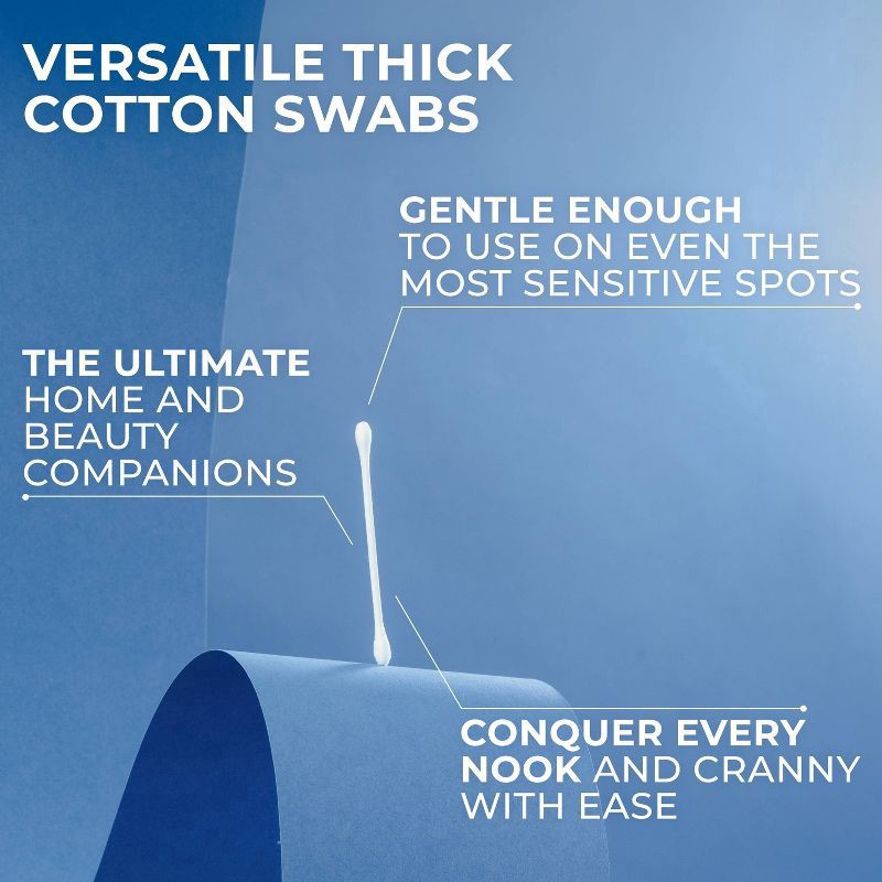 slide 6 of 8, Q-Tips Cotton Vanity Pack - 300ct, 300 ct