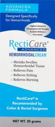 RectiCare Advanced Hemorrhoidal Cream