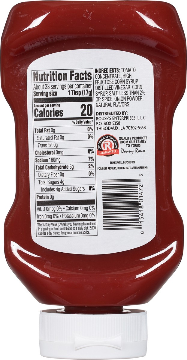 slide 6 of 11, Rouses Markets Tomato Ketchup 20 oz, 20 oz
