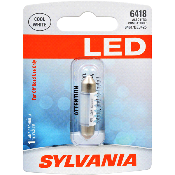 slide 1 of 1, Sylvania LED Bulb, Festoon White, 36mm, 1 ct