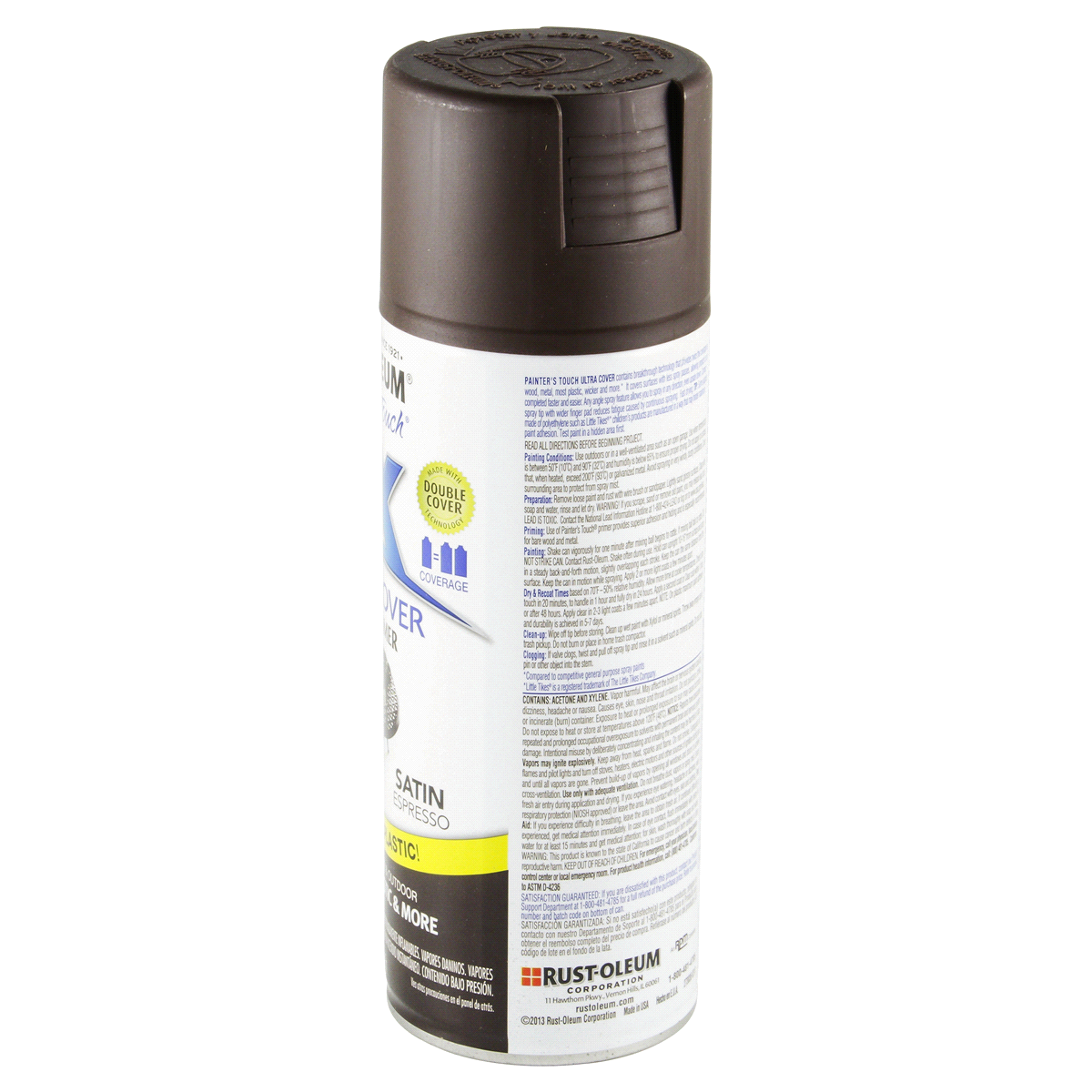 slide 28 of 76, Rust-Oleum 12oz 2X Painter's Touch Ultra Cover Spray Paint Espresso, 12 oz