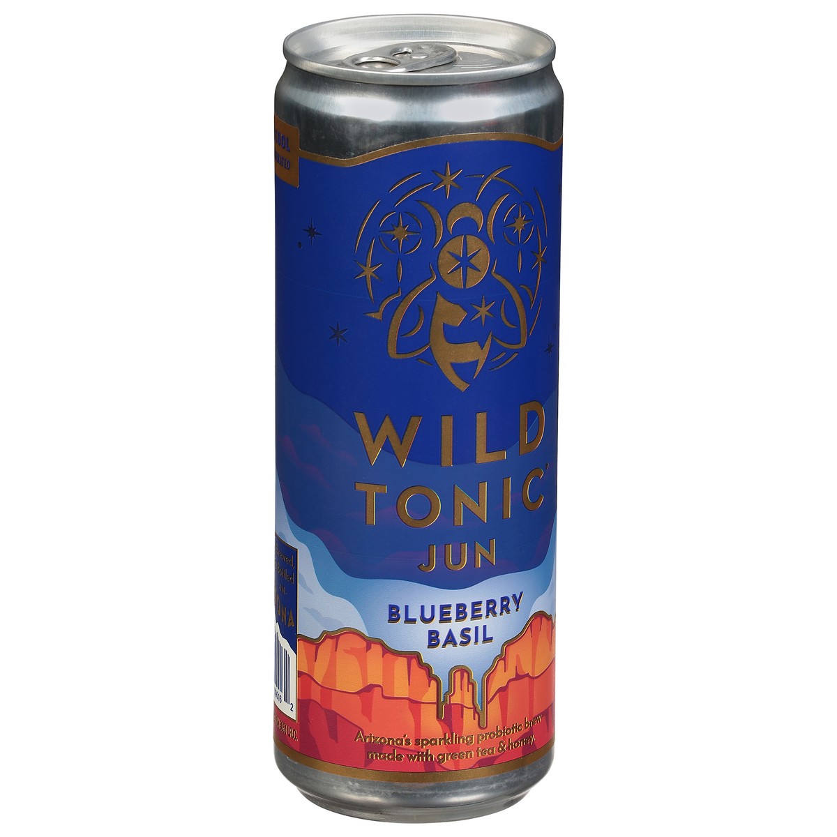 slide 2 of 9, Wild Tonic Blueberry Basil Kombucha 12 fl oz, 12 oz