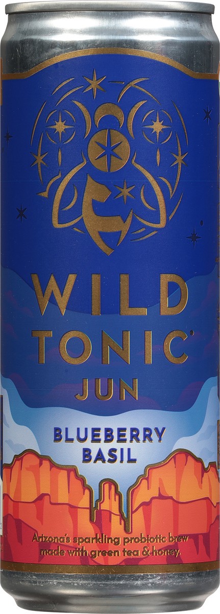 slide 6 of 9, Wild Tonic Blueberry Basil Kombucha 12 fl oz, 12 oz