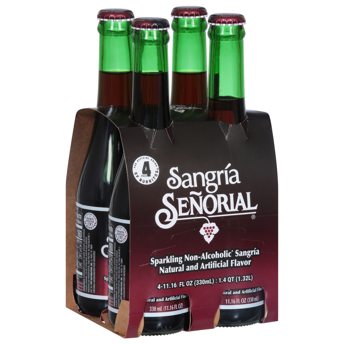 slide 8 of 9, Sangria Senorial Sparkling Non-Alcoholic Sangria - 4 ct, 4 ct; 11.16 fl oz